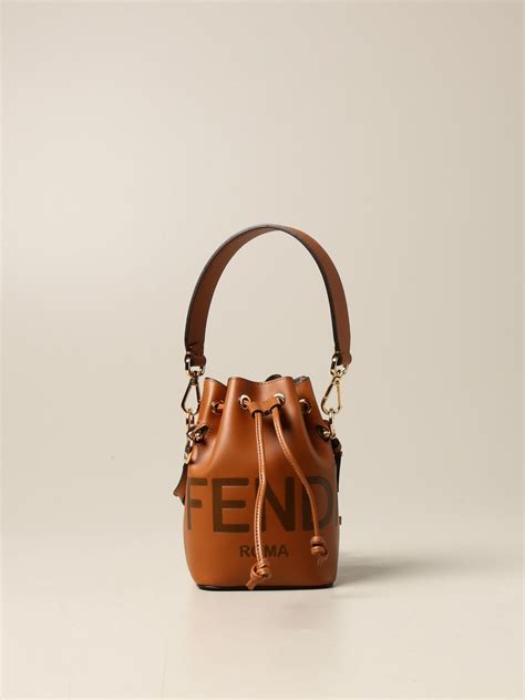 fendi bucket bag beige|Fendi drawstring bucket bag.